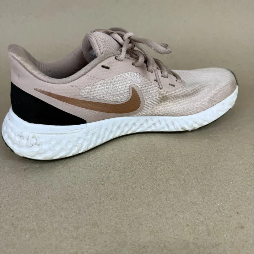 Nike Revolution 5, Barley Rose, Women's 9 - Picture 4 of 9
